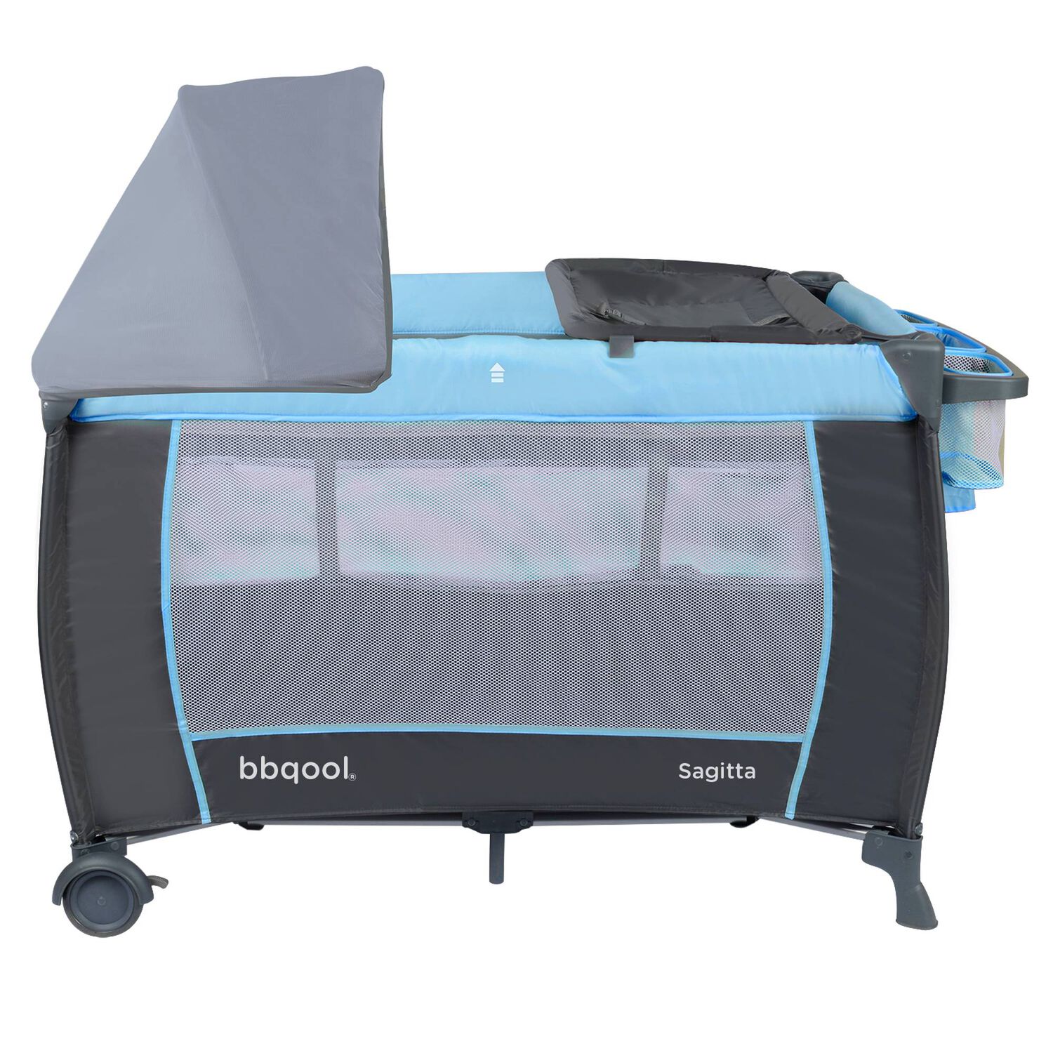 Cuna Playard Sagitta Azul image number 2.0